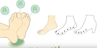 prevenir la aparición de hongos en los dedos de los pies